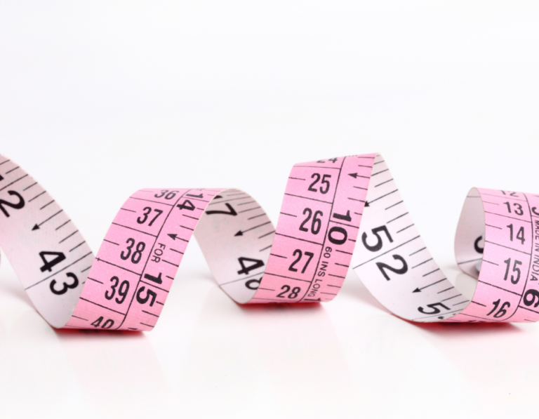 A tape measure representing obesity